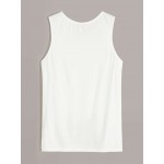 Men Cat Print Tank Top