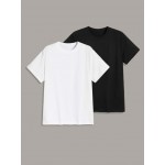 Men 2pcs Round Neck Tee