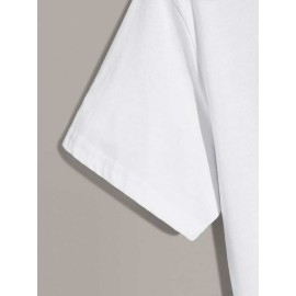 Men 2pcs Round Neck Tee