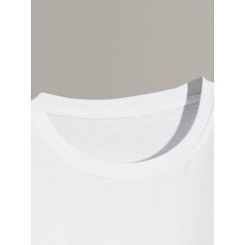 Men 2pcs Round Neck Tee