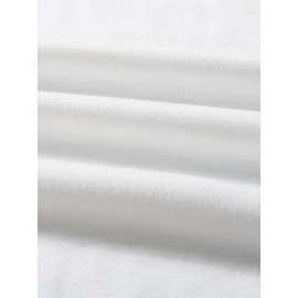 Men Slogan Graphic Short Sleeve Tee