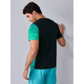 Men Reflective Print Tee