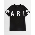 Men Letter Graphic Tee