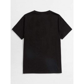 Men Letter Graphic Tee