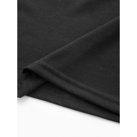 Men Japanese Letter Graphic Tee