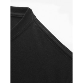 Men Japanese Letter Graphic Tee