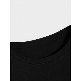 Men Skull Print Tee