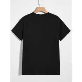 Men Letter Graphic Tee