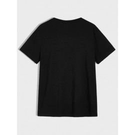 Men Skull Print Tee