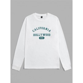 Men Letter Graphic Tee