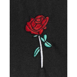 Floral Embroidery Tee