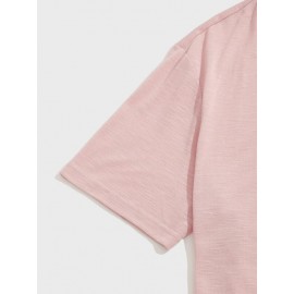 Men Short Sleeve Marled Tee