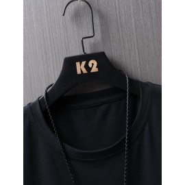 Men Japanese Letter Graphic Drop Shoulder Tee