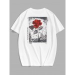 Men Letter Graphic Round Neck Tee
