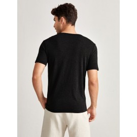 Men Button Detail Tee