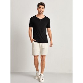Men Button Detail Tee