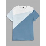 Men Colorblock Tee