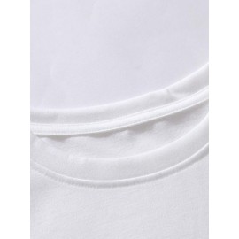 Men Panda And Heart Print Tee