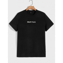 Men Crane and Graphic Print Top