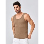 Men Solid Tank Top