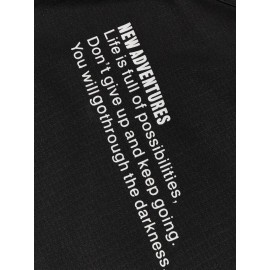 Men Slogan Graphic Racer Back Tank Top