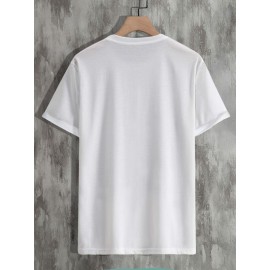 Men Panda And Heart Print Tee