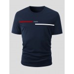 Men Letter Graphic Tee