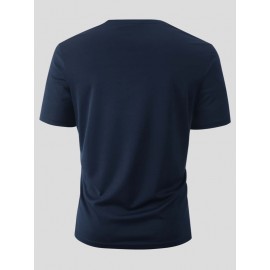 Men Letter Graphic Tee