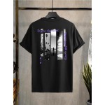 Men  & Japanese Letter Graphic Tee