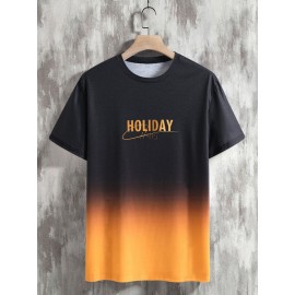 Men  Slogan Graphic Tee