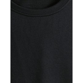 Men Japanese Letter & Food Print Tee