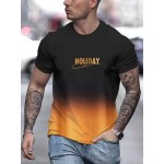 Men  Slogan Graphic Tee