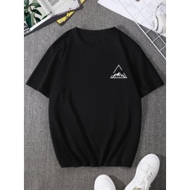 Men  & Mountain Print Tee