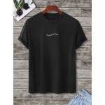 Men Letter Graphic Tee