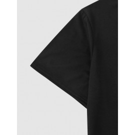 Men Letter Graphic Tee