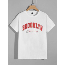 Men Letter Graphic Tee