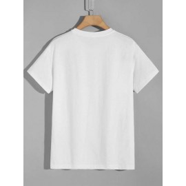 Men Letter Graphic Tee