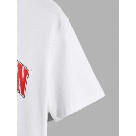 Men Letter Graphic Tee