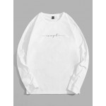 Men Letter Graphic Tee