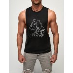 Men  Graphic Tank Top