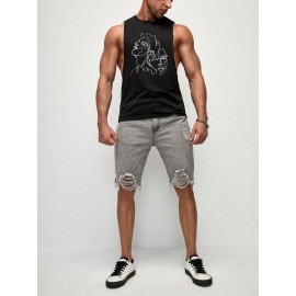 Men  Graphic Tank Top