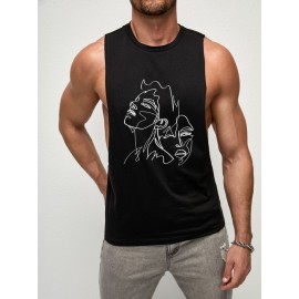 Men  Graphic Tank Top