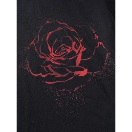 Men Floral Print Tee
