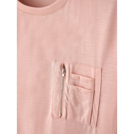 Men Patched Pocket Tee