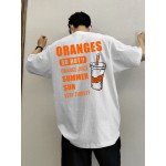 Men Slogan & Drink Print Tee