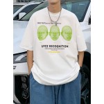 Men  And Letter Graphic Tee