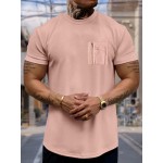 Men Patched Pocket Tee